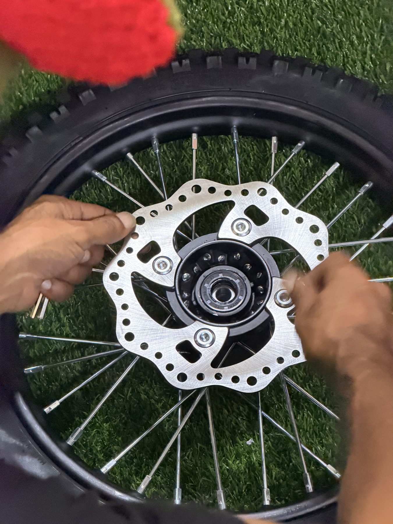 Fitting the rotor