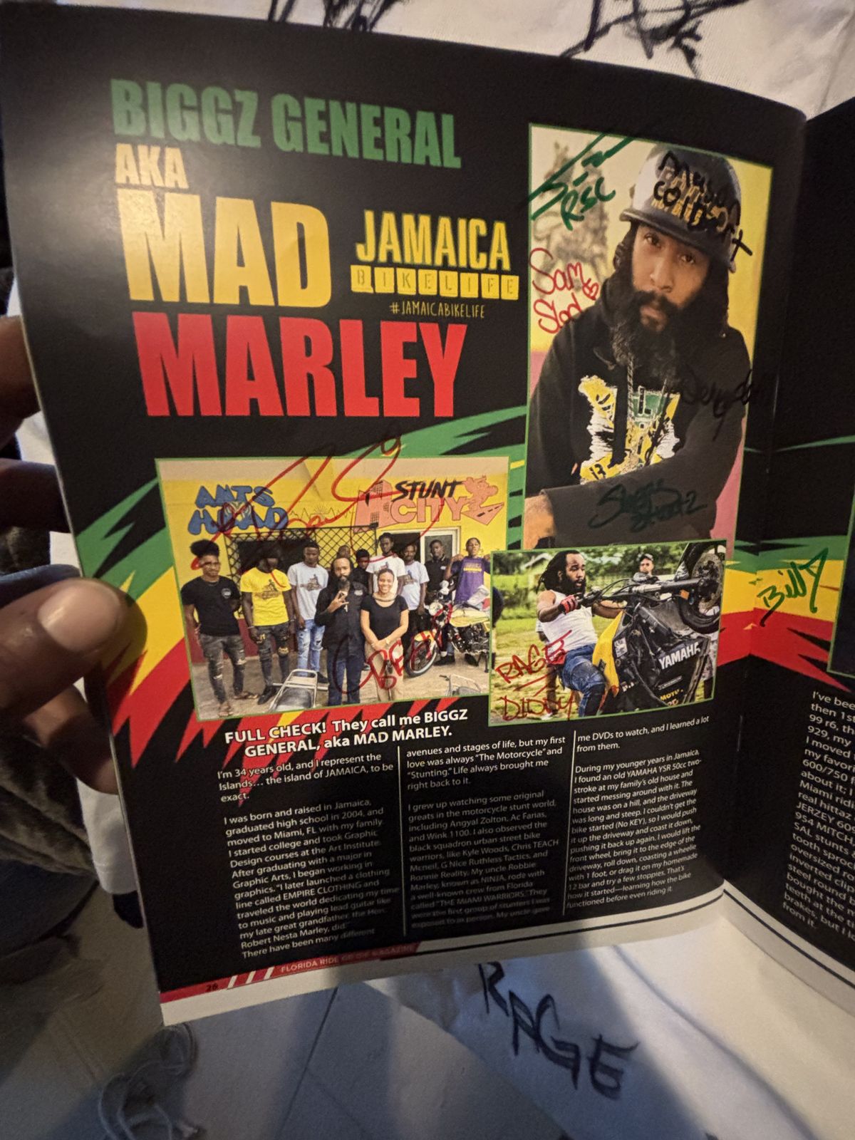 Biggz General aka Mad Marley magazine feature