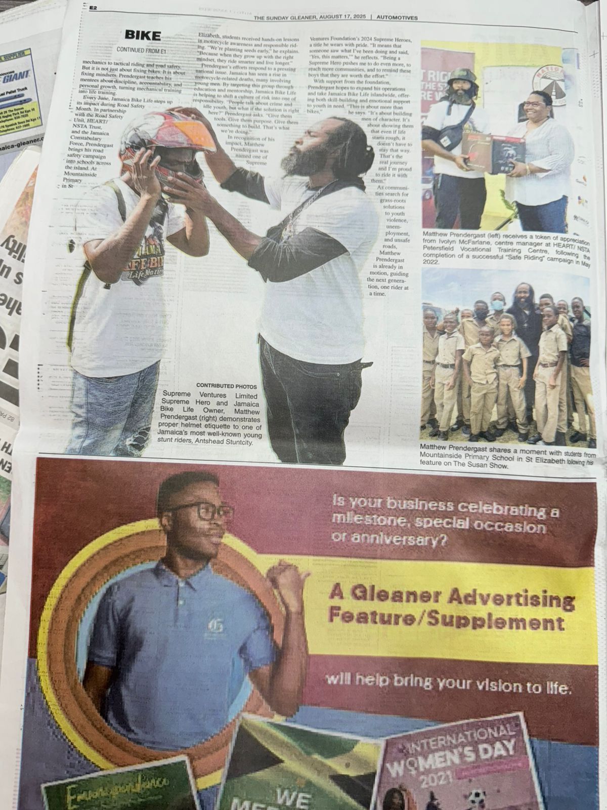 Gleaner feature on Biggz General